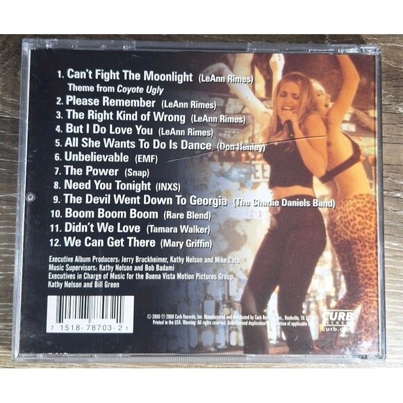 Coyote Ugly (Original Soundtrack) by Coyote Ugly / O.S.T. (CD, 2000) - Picture 2 of 3